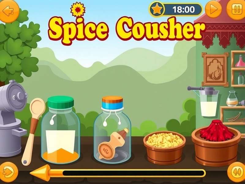 Indian Spice Crusher Game Screenshot